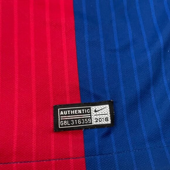 Barcelona Jersey Mens Small Nike Futbol Official La Liga Soccer 2016 - Picture 8 of 8